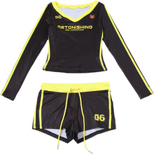 Load image into Gallery viewer, Printed Sexy V-Neck High Waist Leggings Set