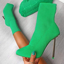 Load image into Gallery viewer, Sexy stiletto knit socks boots(HPSD160)