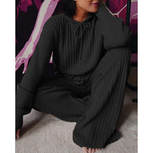 Load image into Gallery viewer, Pit strip loose hooded casual suit (AY1385)