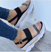 Load image into Gallery viewer, Muffin thick soled women's sandals HPSD209