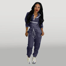 Load image into Gallery viewer, Fashion zipper casual suit AY2350