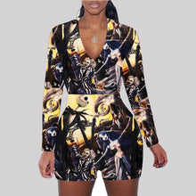 Load image into Gallery viewer, Halloween print long sleeve jumpsuit(AY1436)