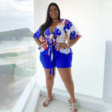 Load image into Gallery viewer, Casual Printed T-Shirt Shorts Set(AY1726)