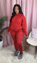 Load image into Gallery viewer, Solid color sweater casual two-piece suit(AY1382)