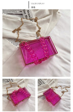 Load image into Gallery viewer, Acrylic portable small square bag AB2082
