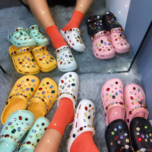 Load image into Gallery viewer, Explosive style jewel hole shoes women flat sandals(HPSD093)