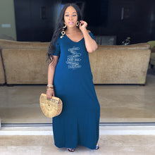 Load image into Gallery viewer, Sexy Solid Color Printed Long Dress(AY1784)