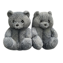 Load image into Gallery viewer, New style teddy bear plush cotton slippers HPSD108