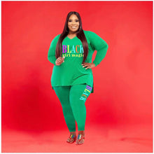 Load image into Gallery viewer, Fashion printing two-piece suit(AY1388)