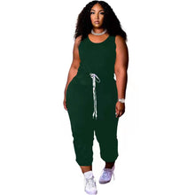Load image into Gallery viewer, Solid color vest loose fashion jumpsuit AY1343