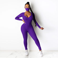 Load image into Gallery viewer, Solid color V-neck tights(AY1223)