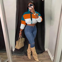 Load image into Gallery viewer, Fashion color matching cotton jacket(AY1464)