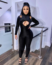 Load image into Gallery viewer, Sexy turtleneck velvet jumpsuit(AY1687)
