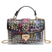 Load image into Gallery viewer, Graffiti transparent jelly bag(AB2054)