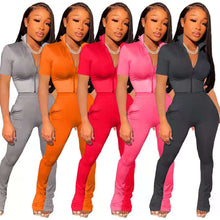 Load image into Gallery viewer, Summer short-sleeved trousers set AY1341