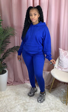 Load image into Gallery viewer, Solid color sweater casual two-piece suit(AY1382)