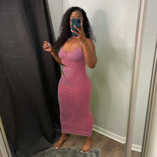 Load image into Gallery viewer, Sexy solid color suspender dress(AY1957)