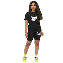 Load image into Gallery viewer, PINK sports shorts suit AY1040