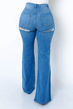 Load image into Gallery viewer, Fashion stretch ripped flared jeans(AY1465)