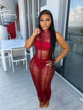 Load image into Gallery viewer, Sexy solid color knitted Beach Dress AY1939