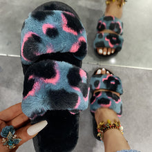 Load image into Gallery viewer, Hot-selling new cross-word plush slippers(HPSD102)