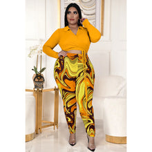 Load image into Gallery viewer, Fashion printed lapel tie two-piece set(AY1514)