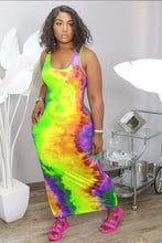 Load image into Gallery viewer, Summer  Printed Sleeveless Dress AY1053