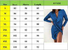 Load image into Gallery viewer, Sexy bronzing v-neck dress