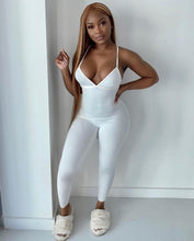 Load image into Gallery viewer, Hot Ribbed suspender jumpsuit AY1115