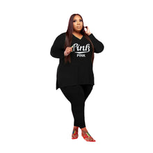 Load image into Gallery viewer, Fashion casual letter printing two-piece suit(AY1278)