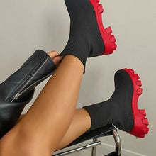 Load image into Gallery viewer, Trendy knitted short boots(HPSD151)