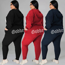 Load image into Gallery viewer, Casual Rhinestone Sweatshirt Set(AY1477)