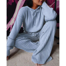 Load image into Gallery viewer, Pit strip loose hooded casual suit (AY1385)
