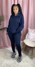 Load image into Gallery viewer, Solid color sweater casual two-piece suit(AY1382)