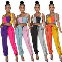 Load image into Gallery viewer, New color matching suit(FM2103)