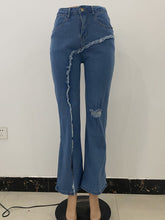 Load image into Gallery viewer, Fashion stretch ripped flared jeans(AY1465)
