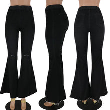 Load image into Gallery viewer, Hot selling high stretch big flared jeans(Only pants)