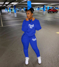 Load image into Gallery viewer, Fashion printed letter sports suit(AY1363)
