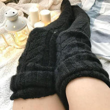 Load image into Gallery viewer, Over the knee long tube knitted socks(A11103)
