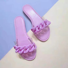 Load image into Gallery viewer, Trendy chain slippers