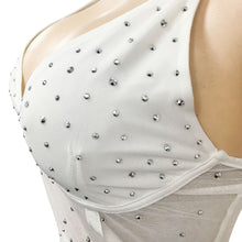 Load image into Gallery viewer, Sexy V-Neck See-Through Rhinestone Sling Dress(AY1812)