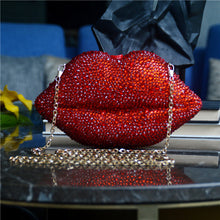 Load image into Gallery viewer, Water drill bag acrylic lip chain bag AB2080