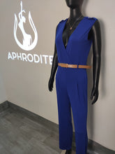 Load image into Gallery viewer, Loose Slim Sleeveless Jumpsuit with Belt AY1150