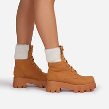 Load image into Gallery viewer, Fashion lace-up plush Martin boots(HPSD159)