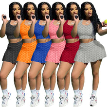 Load image into Gallery viewer, New two-piece slim tank top culottes(AY1051)
