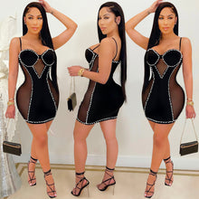 Load image into Gallery viewer, Sling pearl bag hip skirt AY1216