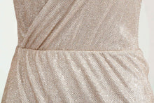 Load image into Gallery viewer, Sexy bronzing v-neck dress