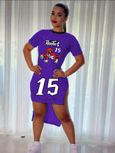 Load image into Gallery viewer, New basketball slit dress (no brand) AY1138