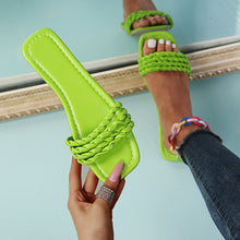 Load image into Gallery viewer, New one-word woven slippers (HPSD058)