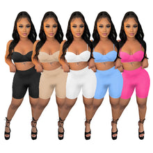 Load image into Gallery viewer, Sexy suspender shorts two-piece set(AY1820)